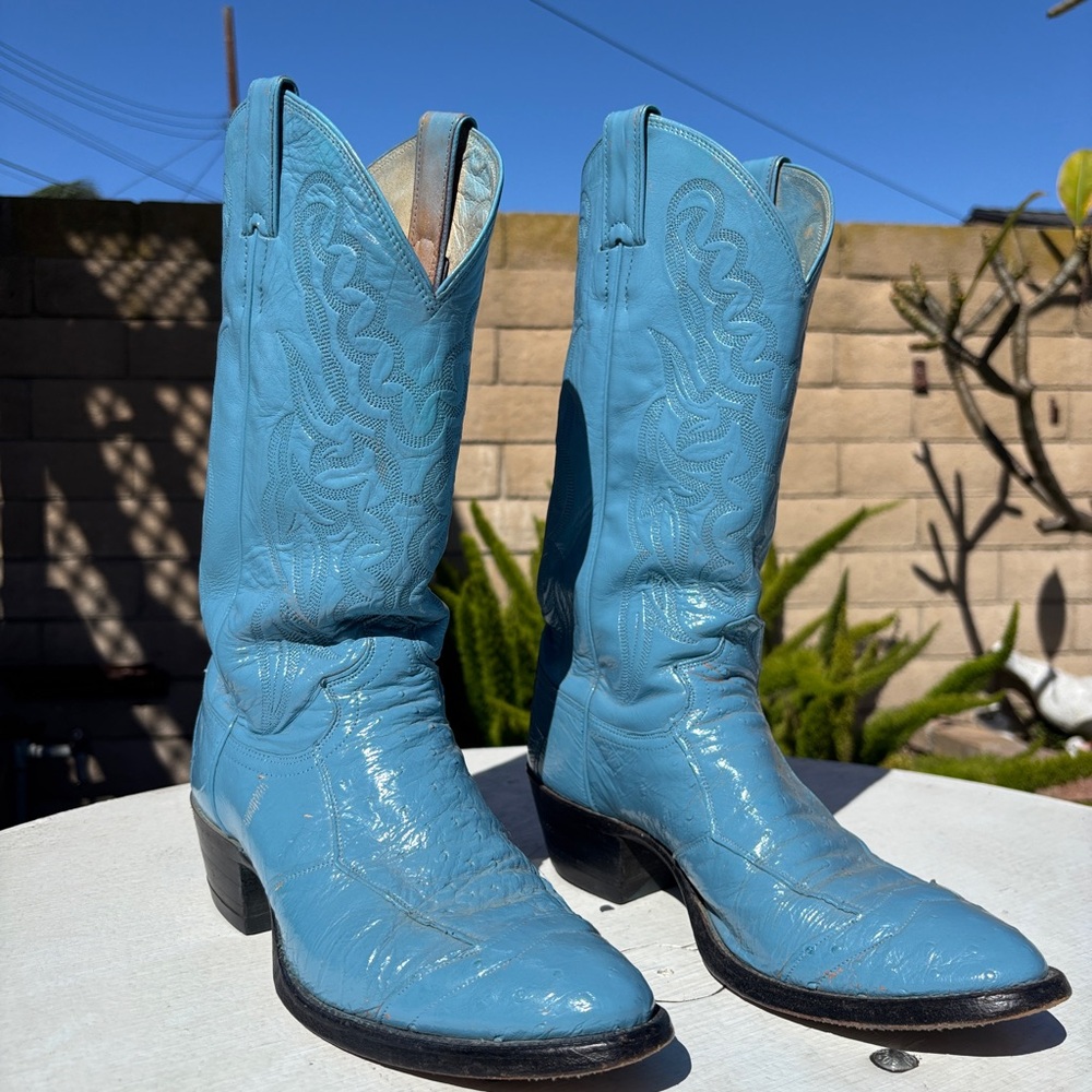 Ostrich Justin Boots